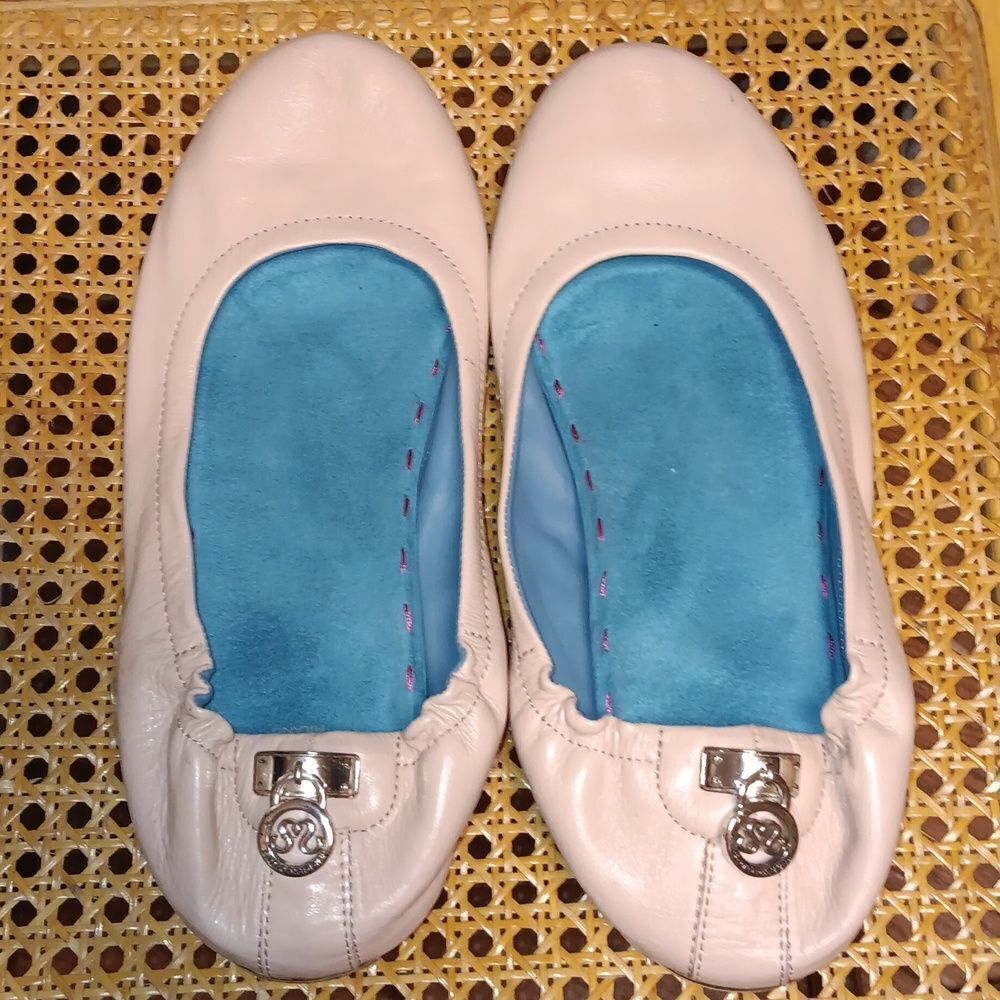 Soto Massini Luxury Leather Ballet Flats Nude 42 (11.5 US)